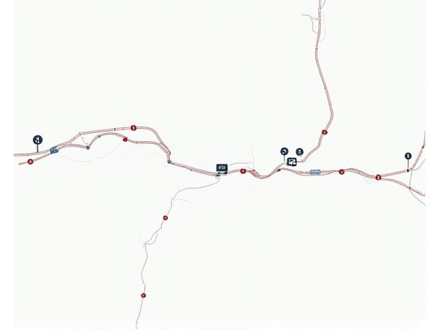 Illustration of a road map with clear routes and compliance symbols, indicating stress-free cross-border travel.